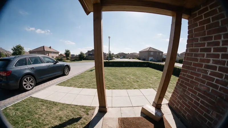 D1 Doorbell: the view from this camera